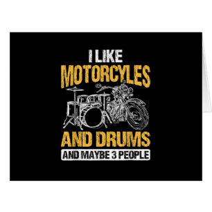 ドラマー ドラム演奏 バイクとドラムが好き