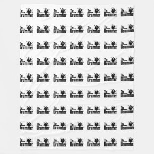 ドラマー·ドラム·ミュージック フリースブランケット