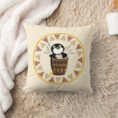 ドラマー・ペンギン クッション (ブランケット)