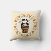 ドラマー・ペンギン クッション (裏面)