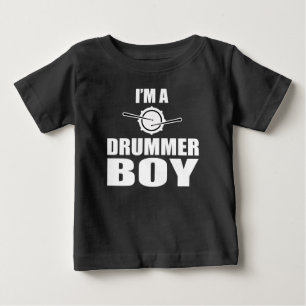 ドラマー・ボーイだ ベビーTシャツ