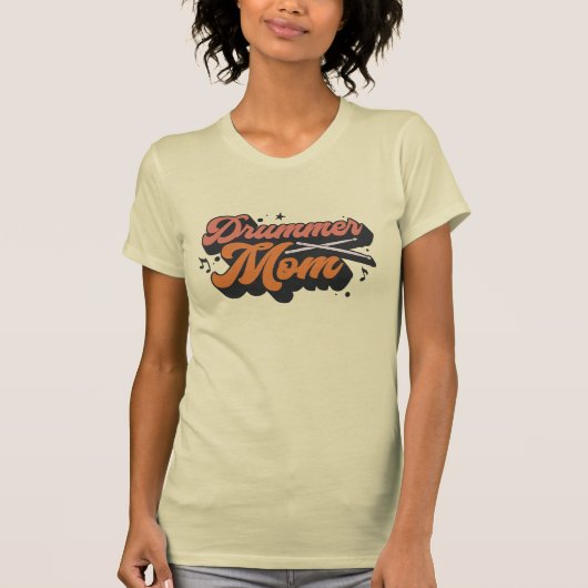 ドラマー・ママ Tシャツ (正面)