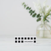 ドラマー(モダンマス) スキニー名刺 (スタンド正面)