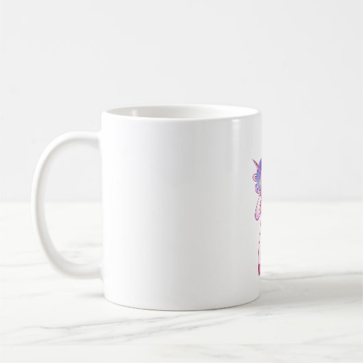 ドラマー・ユニコーン コーヒーマグカップ (左)