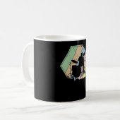 ドラマー レトロ コーヒーマグカップ (正面左)