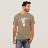 ドラマー ロック ミュージック ガール Tシャツ (正面フル)