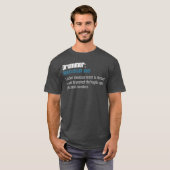 ドラマー：名詞 Tシャツ (正面フル)