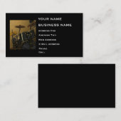 ドラマー-音楽業界カード 名刺 (正面/裏面)