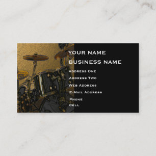 ドラマー-音楽業界カード 名刺