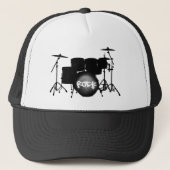 ドラマー- Black Hat会議 キャップ (正面)