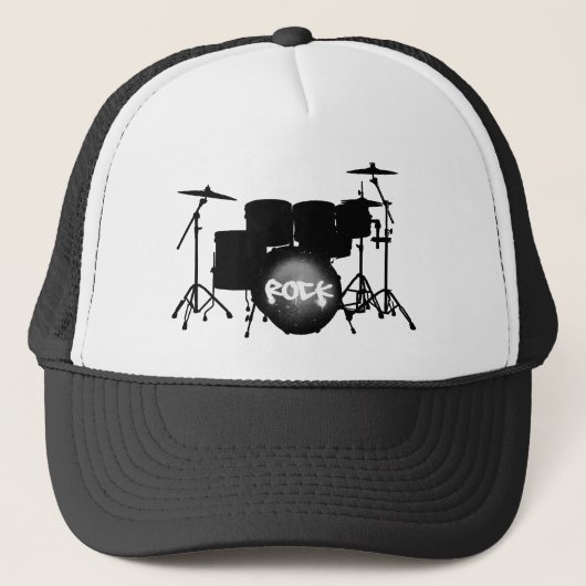 ドラマー- Black Hat会議 キャップ (正面)