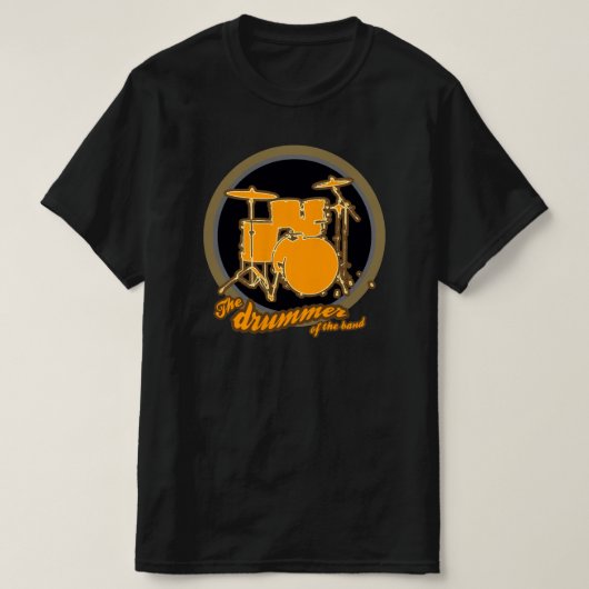 ドラマー Tシャツ (デザイン正面)