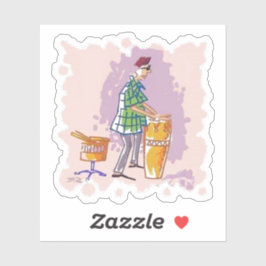 ドラマーIコンターシール シール