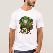 ドラマーLeprechaun St. Patrick's Day Drumming