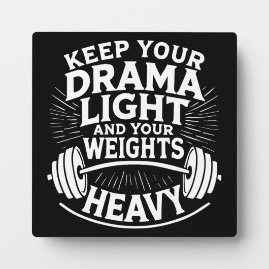 ドラマ保のライトアップとデッドリフト重さ フォトプラーク (正面)