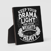 ドラマ保のライトアップとデッドリフト重さ フォトプラーク (正面)