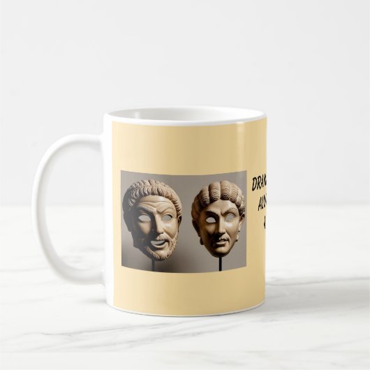 ドラマ先生のおもしろいマグ コーヒーマグカップ (左)