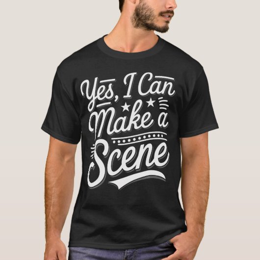 ドラマ教師 演劇シーン 振付師 演技 T Tシャツ (正面)