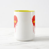 ドラマ・クイーンのヒステリックな悲劇 ツートーンマグカップ (中央)