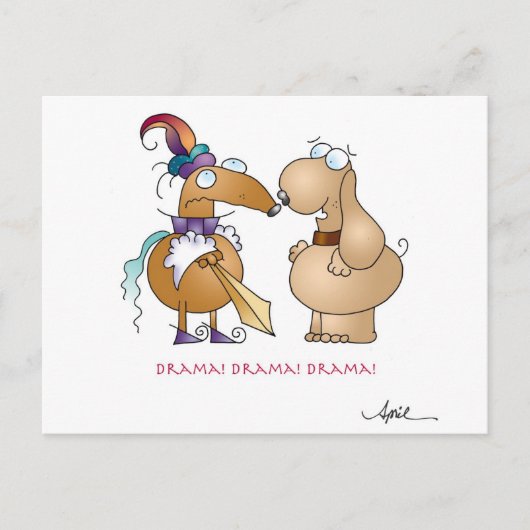 ドラマ！ドラマ！ドラマ！漫画のポストカード ポストカード (正面)