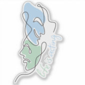 ドラマ マスク カスタム 人生は演技 ミュージカル テアトル シール (正面)