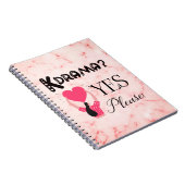 ドラマ？Yes頼む！-リングノート ノートブック (右側)