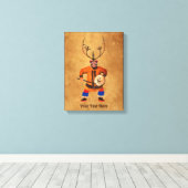 ドラミングシャーマン キャンバスプリント (インサイチュ (ウッドフロア))