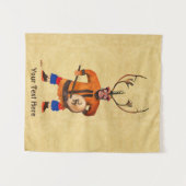 ドラミングシャーマン タペストリー (正面(横))