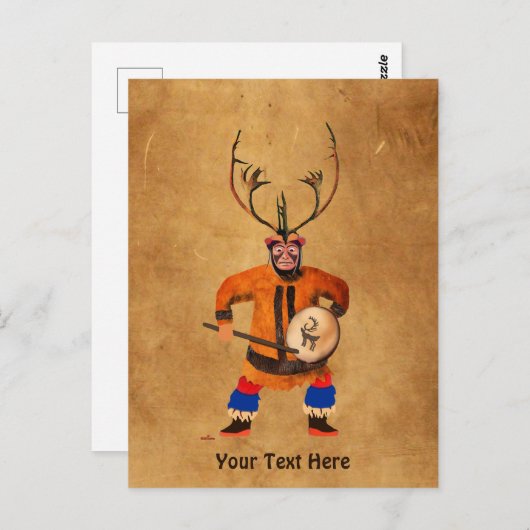 ドラミングシャーマン ポストカード (正面/裏面)