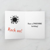 ドラミング誕生日カード カード (内部)