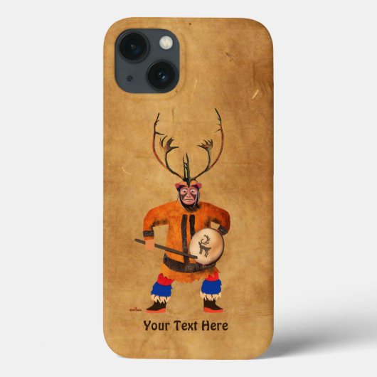 ドラミング・シャーマン Case-Mate iPhoneケース (裏面)