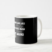 ドラムおもしろいプレイヤー打楽器のドラマー芸術 コーヒーマグカップ (正面右)