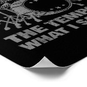 ドラムおもしろいミンアート女子男性へドラムラインドラムセット ポスター (角)