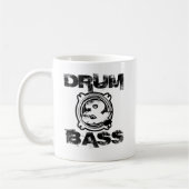 ドラムおよび低音のサブウーファー コーヒーマグカップ (左)