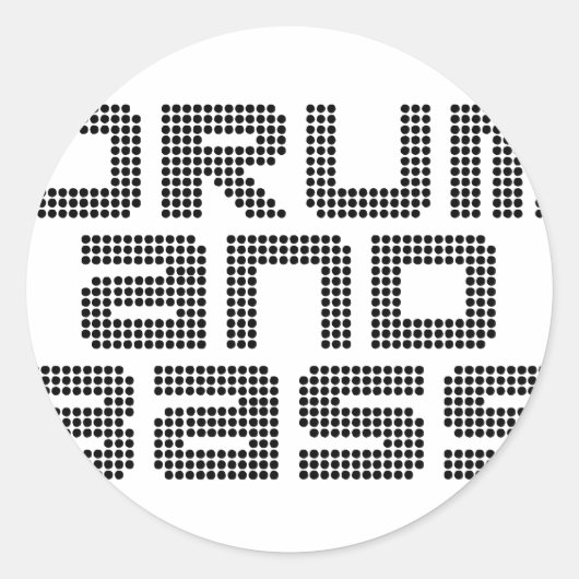 ドラムおよび低音 ラウンドシール (正面)