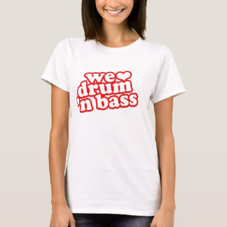 ドラムおよび低音 Tシャツ
