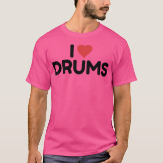 ドラムが大好き Tシャツ