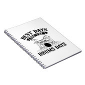 ドラムことわざ |ドラムミュージカル楽器ギフト ノートブック (右側)