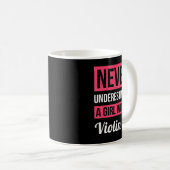 ドラムで女の子を甘もしく見るな  コーヒーマグカップ (正面右)