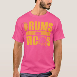 ドラムとタコスのドラム Tシャツ