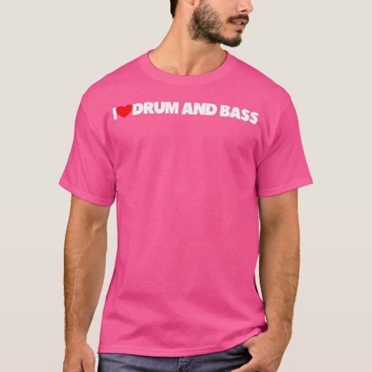 ドラムとバスが大好き Tシャツ (正面)