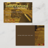 ドラムとバスミックスの名刺 名刺 (正面/裏面)