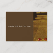 ドラムとバスミックスの名刺 名刺 (裏面)