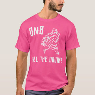 ドラムとバス転がのDnb Tシャツ