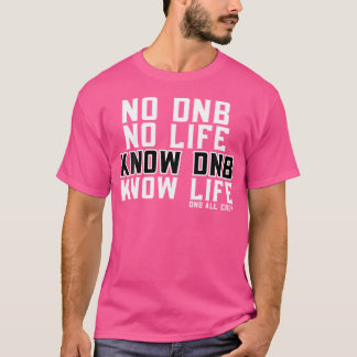 ドラムとベース音楽の液体ジャングルレーブEdm Dnd Fes Tシャツ