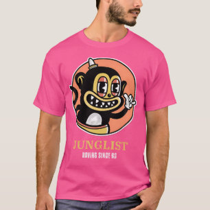 ドラムとベース音楽の液体ジャングルEdm Dnbダブステップ Tシャツ