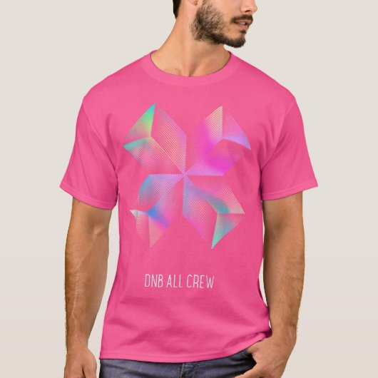 ドラムとベース音楽の液体ダブステップEdm Dnb Tシャツ (正面)