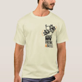 ドラムとベース Tシャツ (正面)