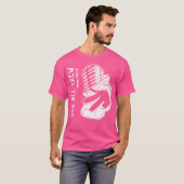 ドラムとベースDnb音楽Edm Tシャツ (正面フル)
