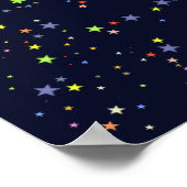 ドラムと星空 ポスター (角)